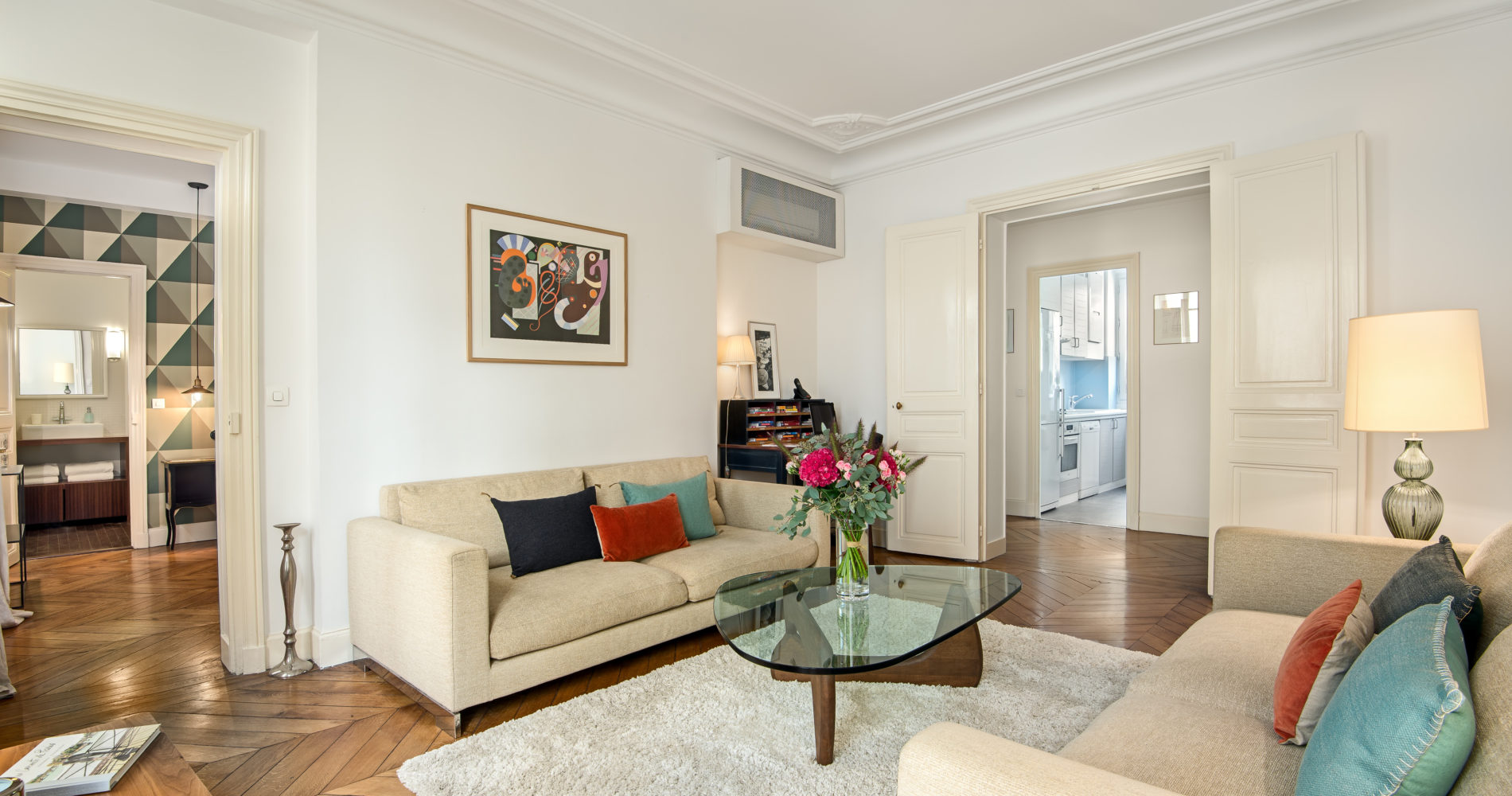 2 bedroom apartment for rent Paris : short stay luxury holiday
